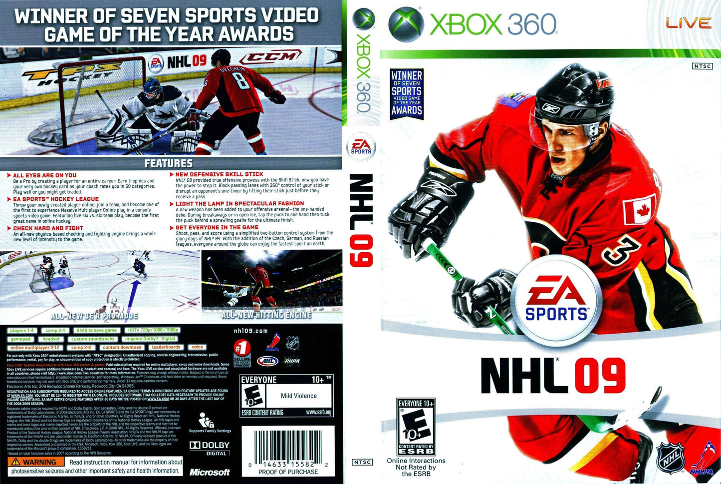 NHL 09 Cover Art - WOI Solutions
