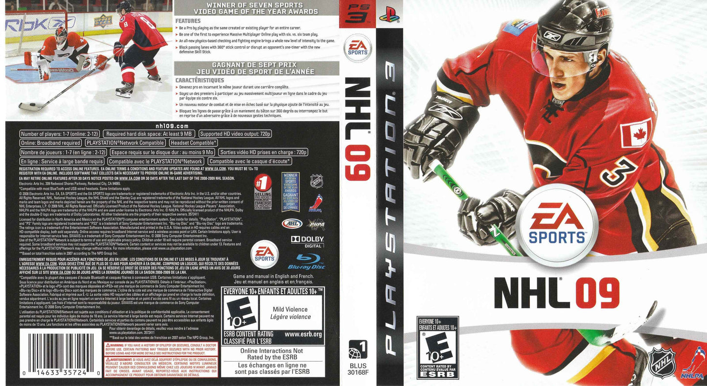 NHL 09 Cover Art - WOI Solutions