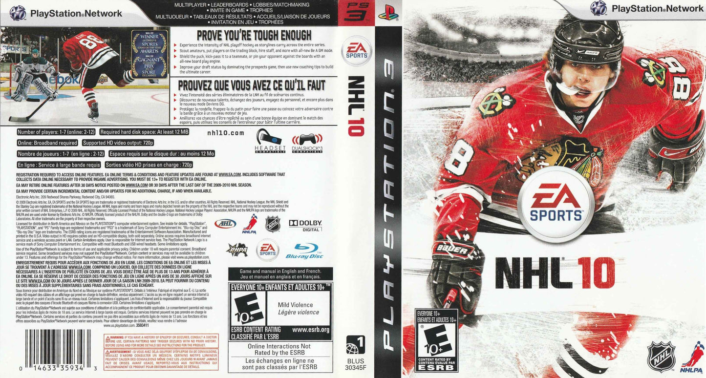 NHL 10 Cover Art - WOI Solutions