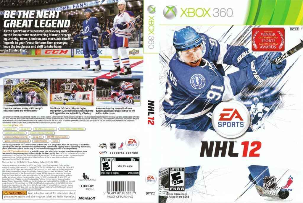NHL 12 Cover Art - WOI Solutions