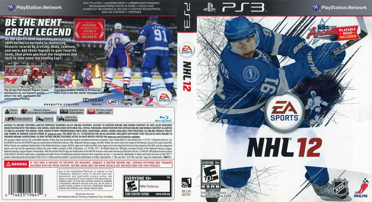 NHL 12 Cover Art - WOI Solutions