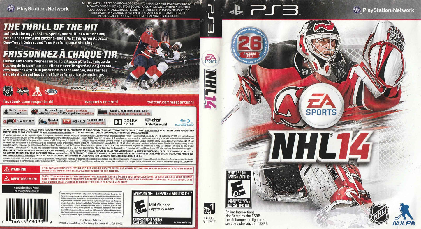 NHL 14 Cover Art - WOI Solutions