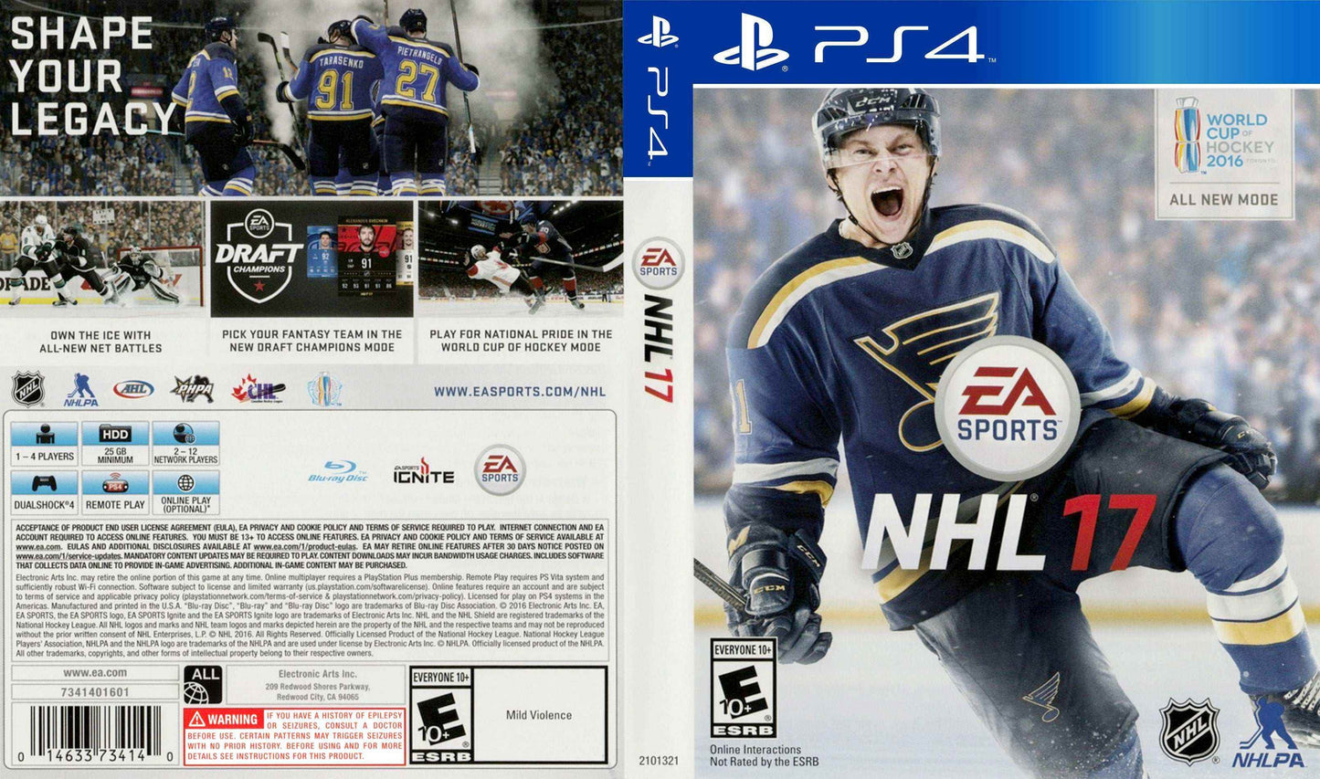 NHL 17 Cover Art - WOI Solutions