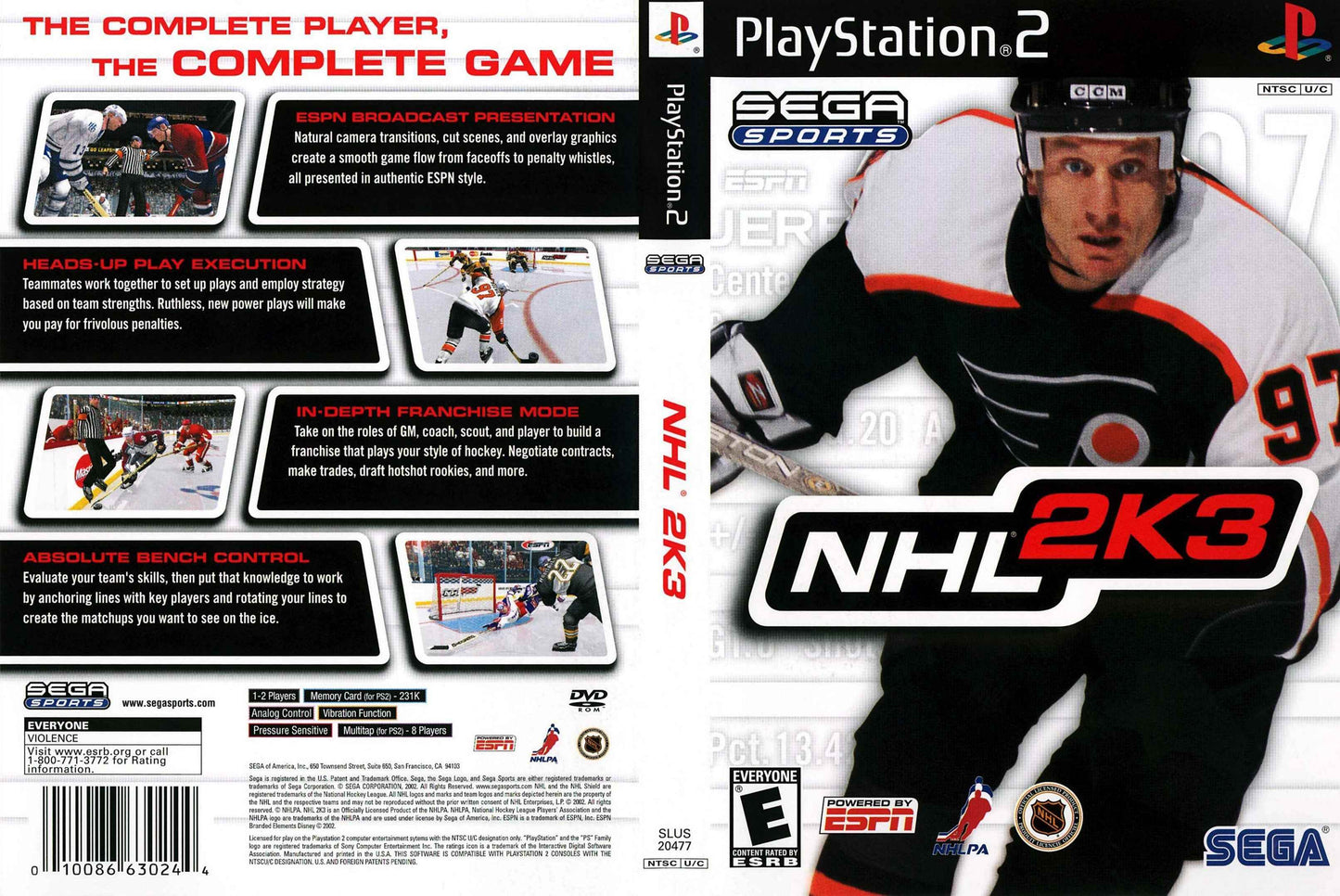 NHL 2K3 Cover Art - WOI Solutions