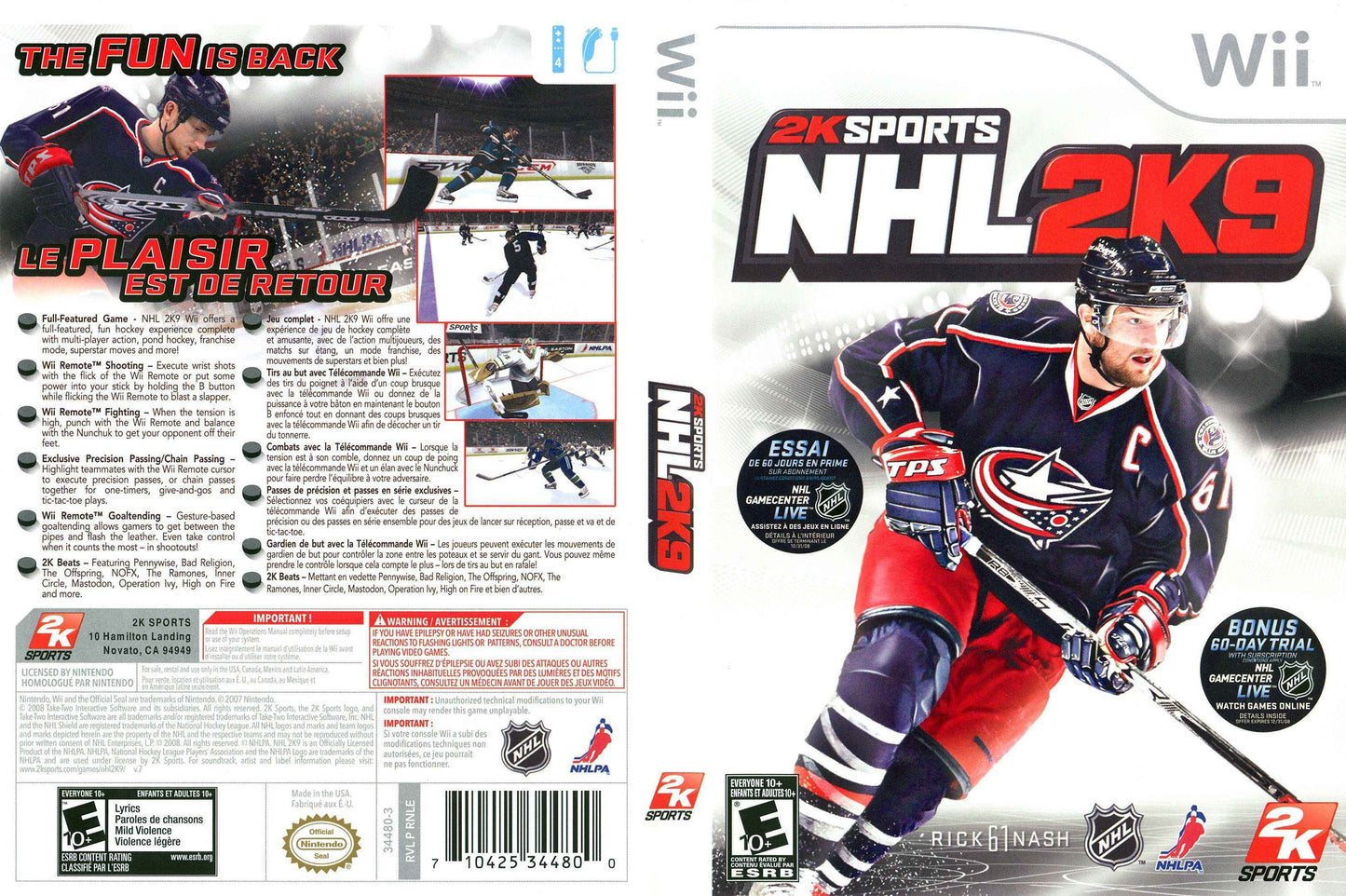 NHL 2K9 Cover Art - WOI Solutions