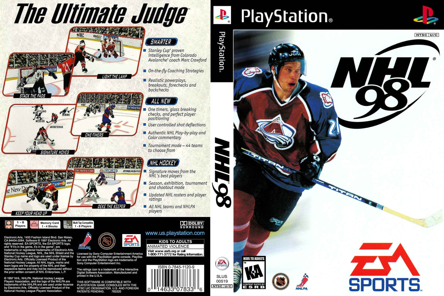 NHL 98 Cover Art - WOI Solutions