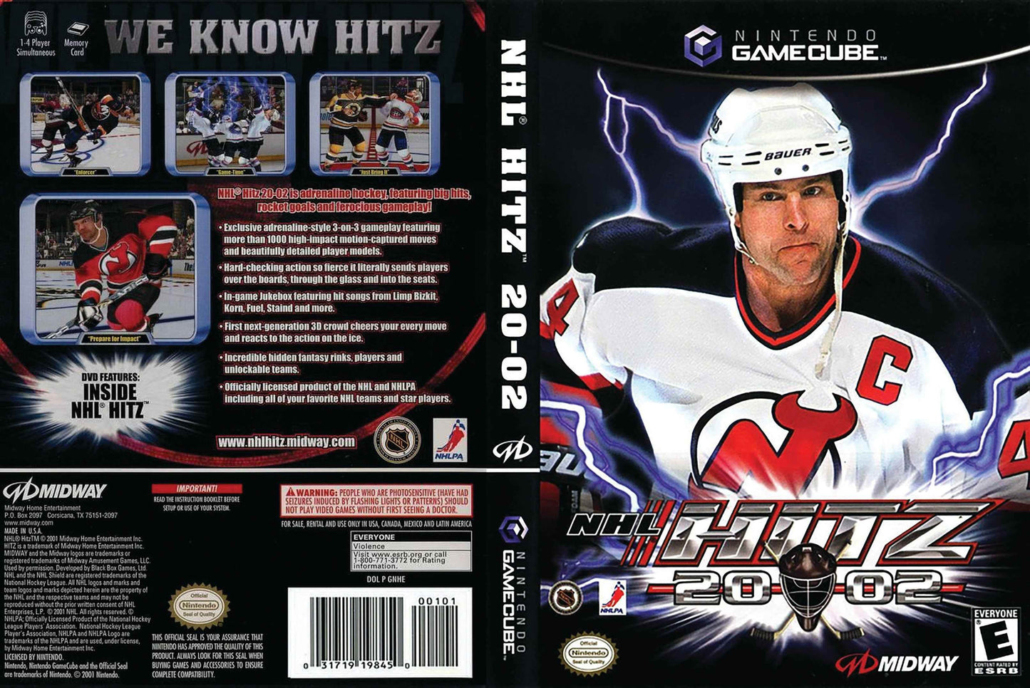 NHL Hitz 2002 Cover Art - WOI Solutions