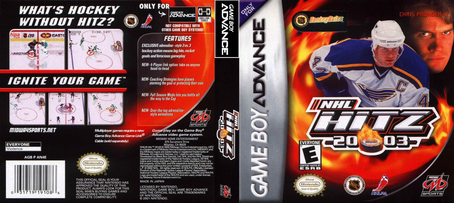 NHL Hitz 2003 Cover Art - WOI Solutions