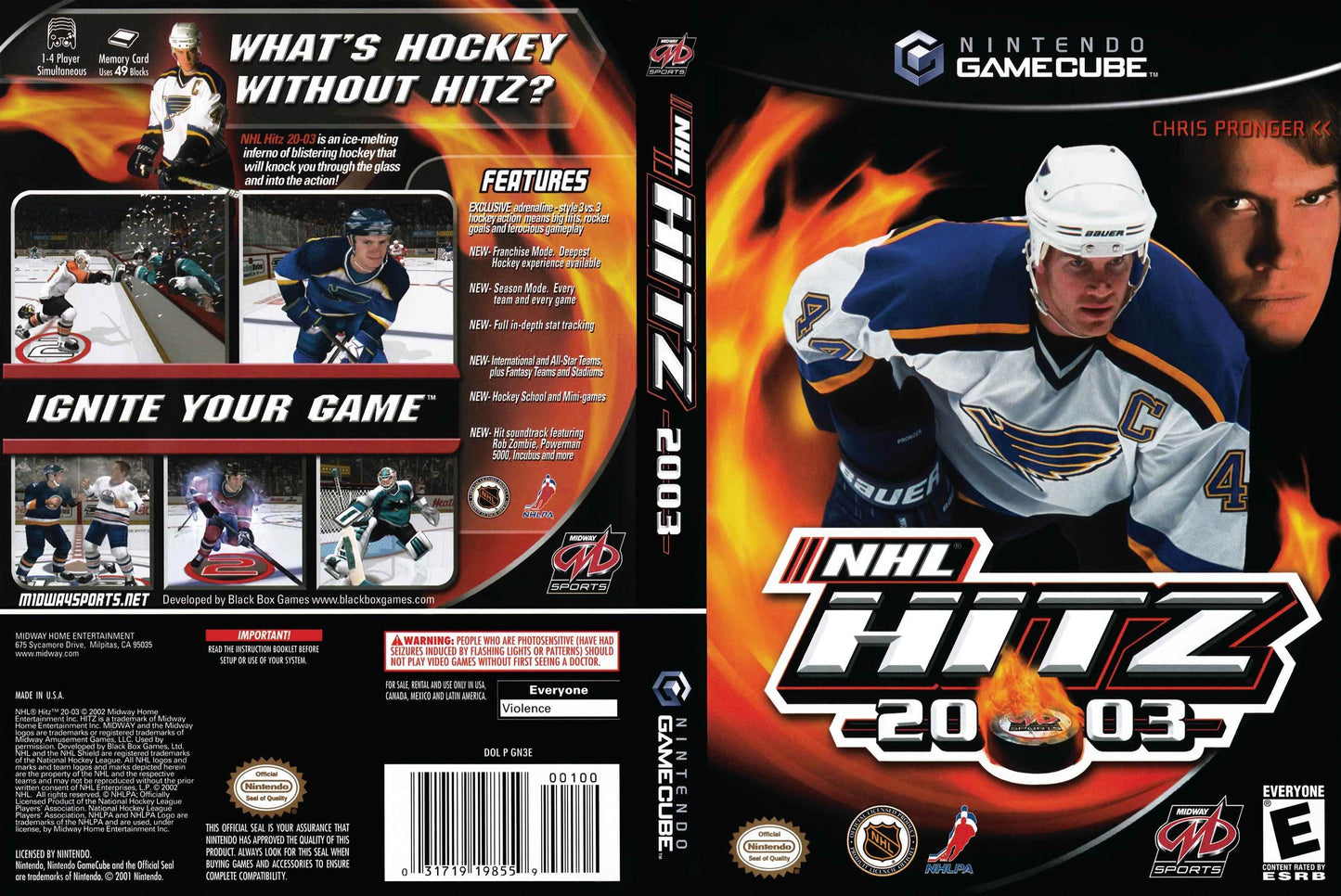 NHL Hitz 2003 Cover Art - WOI Solutions