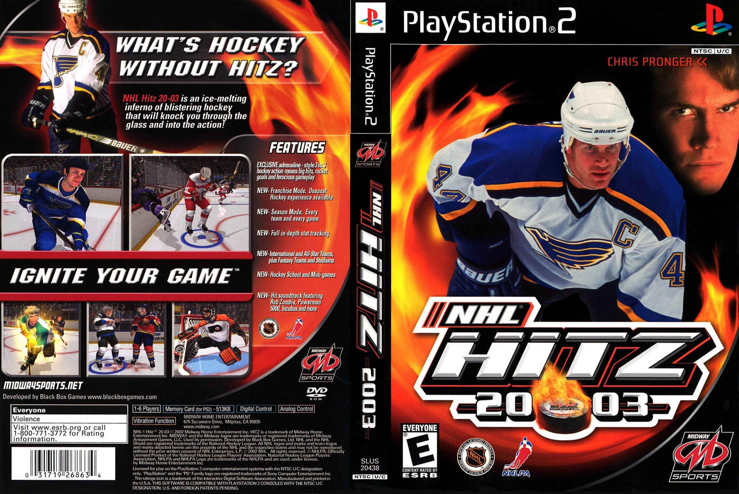 NHL Hitz 2003 Cover Art - WOI Solutions