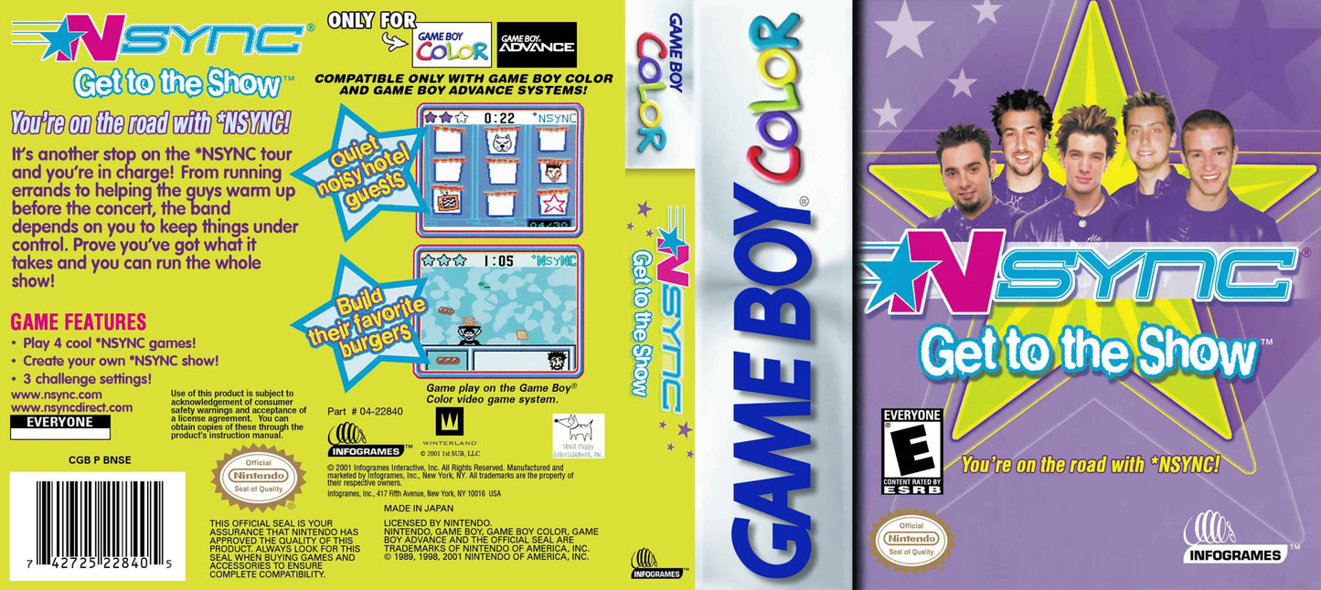 NSYNC Get to the Show Cover Art - WOI Solutions