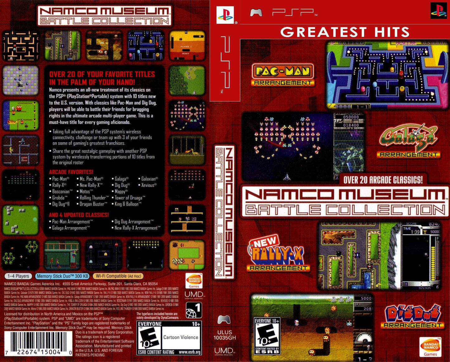 Namco Battle Collection Cover Art - WOI Solutions