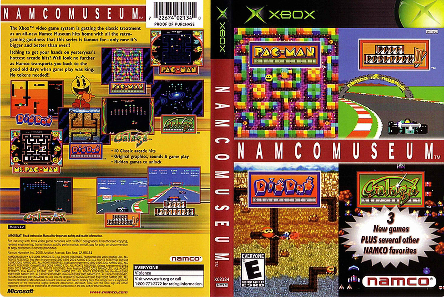 Namco Museum Cover Art - WOI Solutions