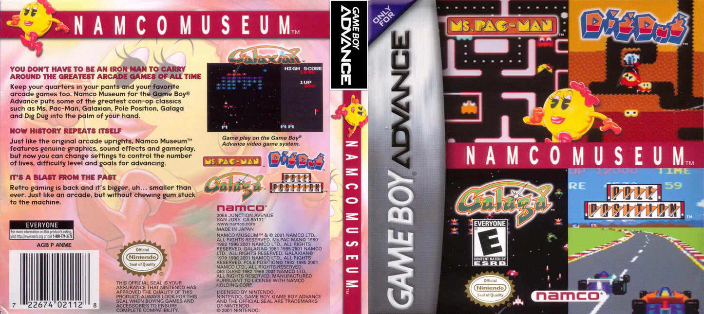 Namco Museum Cover Art - WOI Solutions