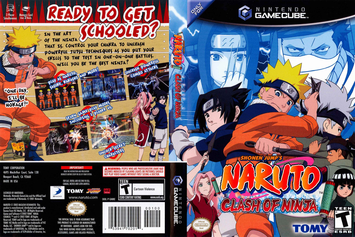Naruto Clash of Ninja Cover Art - WOI Solutions