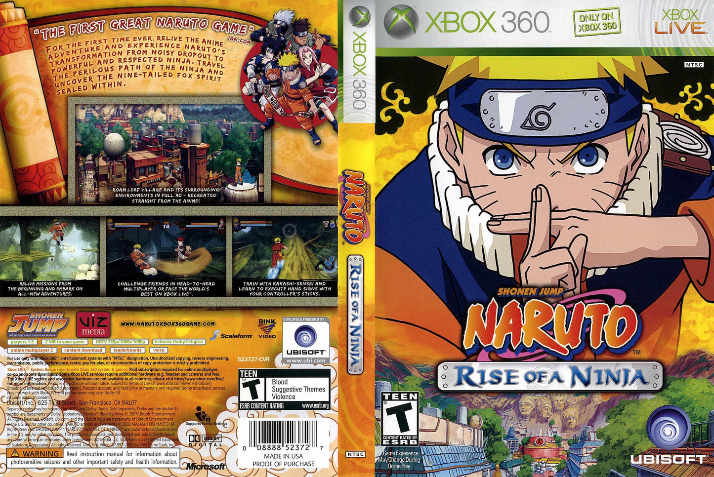 Naruto Rise of a Ninja Cover Art - WOI Solutions