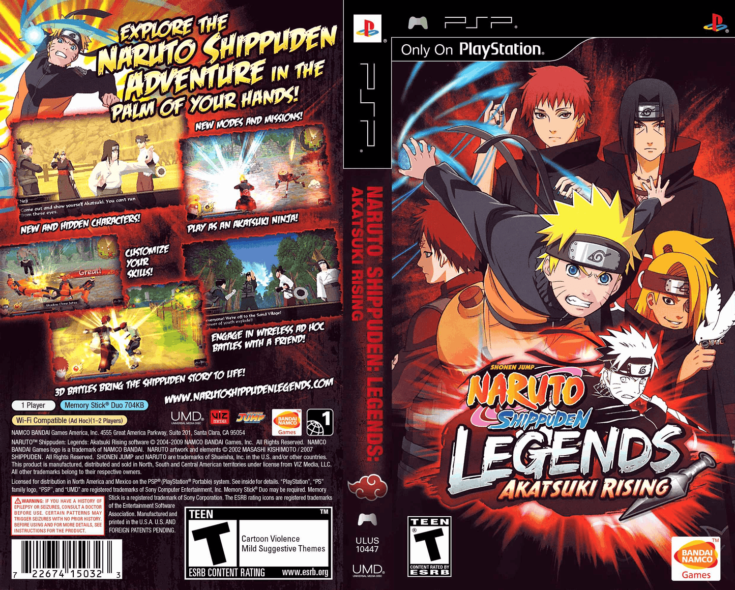 Naruto Shippuden - Legends - Akatsuki Rising Cover Art - WOI Solutions