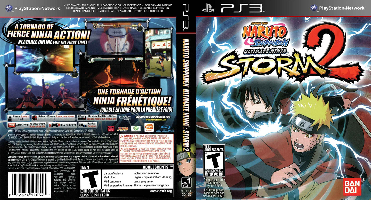 Naruto Shippuden Ultimate Ninja Storm 2 Cover Art - WOI Solutions