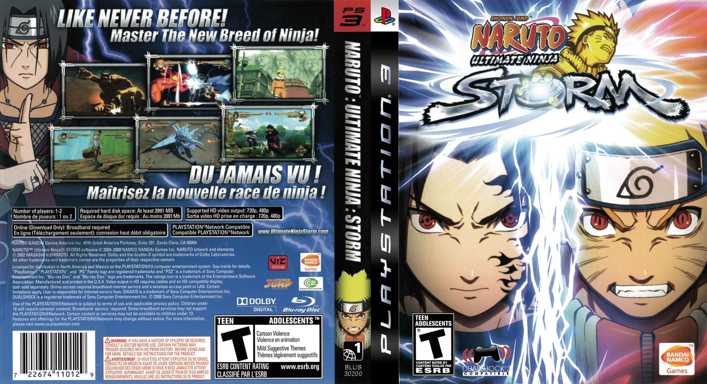 Naruto Ultimate Ninja Storm Cover Art - WOI Solutions
