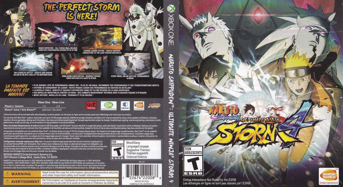 Naruto Ultimate Ninja Storm 4 Cover Art - WOI Solutions
