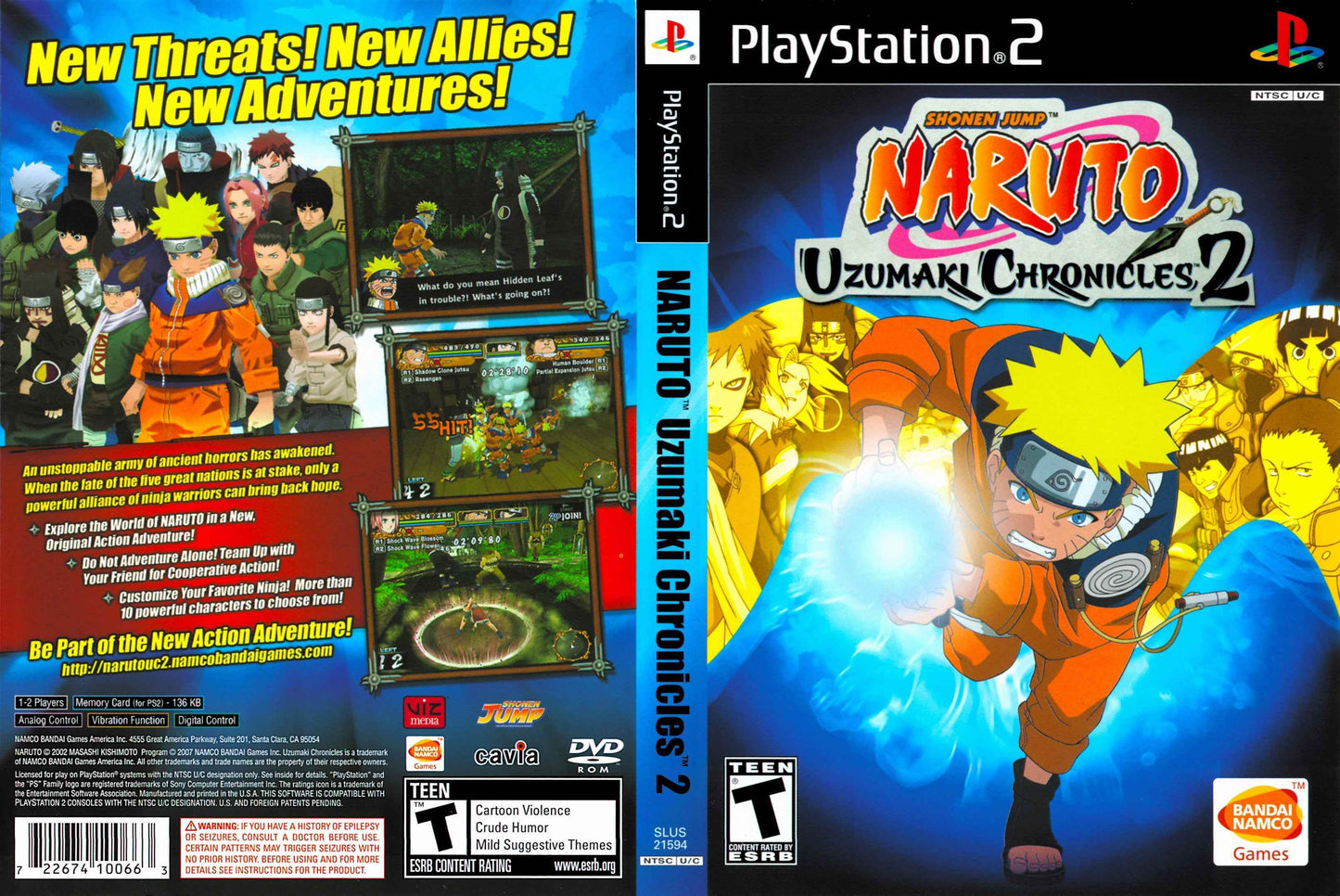 Naruto Uzumaki Chronicles 2 Cover Art - WOI Solutions