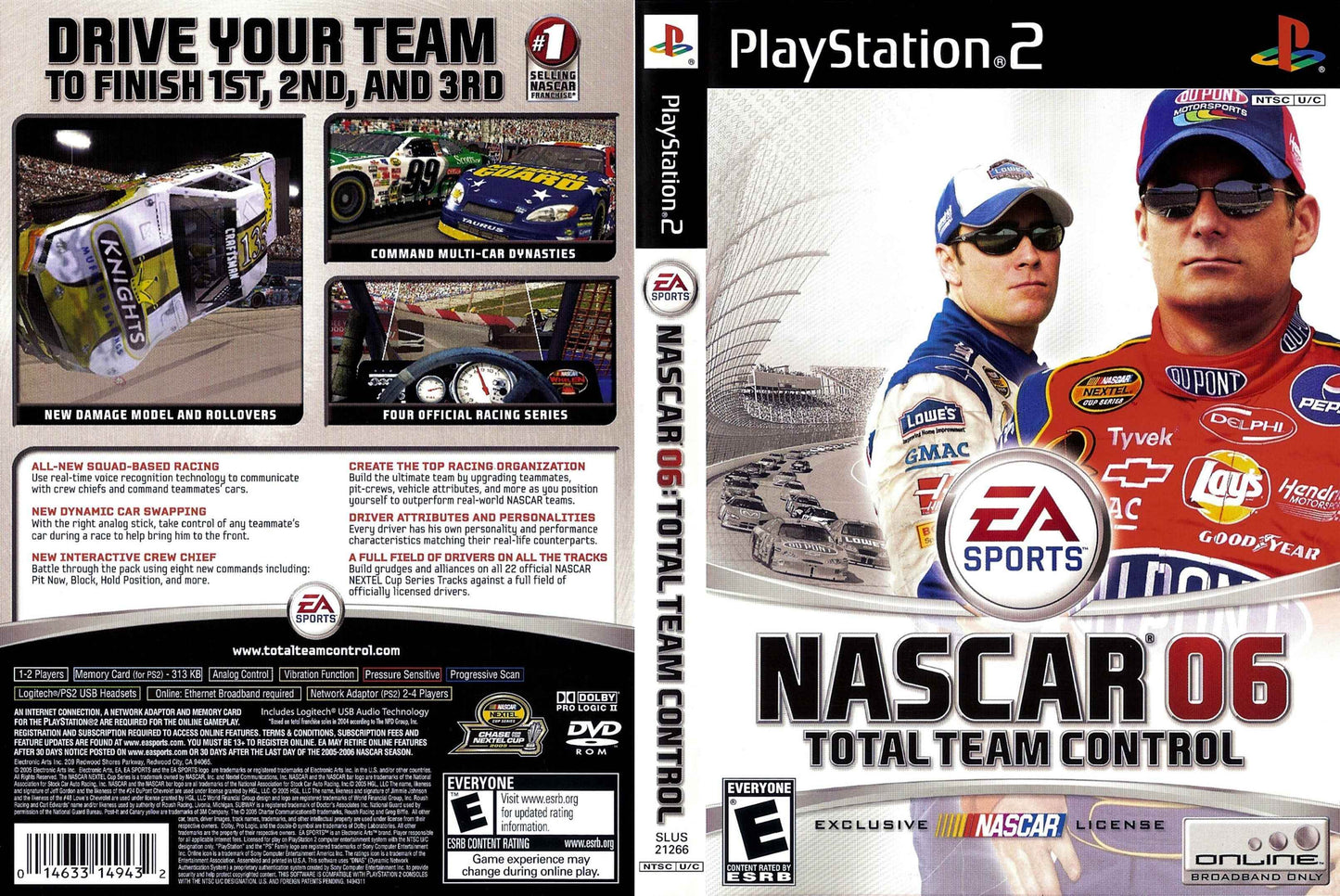 Nascar 06 Total Team Control Cover Art - WOI Solutions