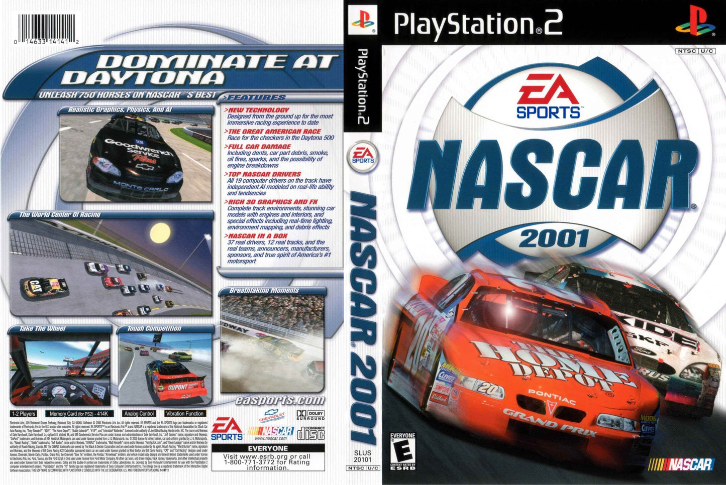Nascar 2001 Cover Art - WOI Solutions