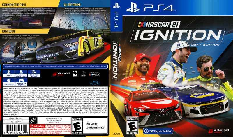 Nascar 21 Ignition Day 1 Edition Cover Art - WOI Solutions