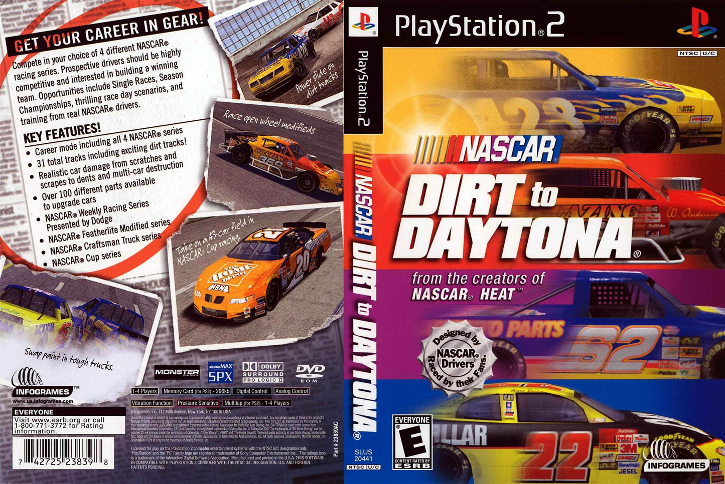 Nascar Dirt To Daytona Cover Art - WOI Solutions