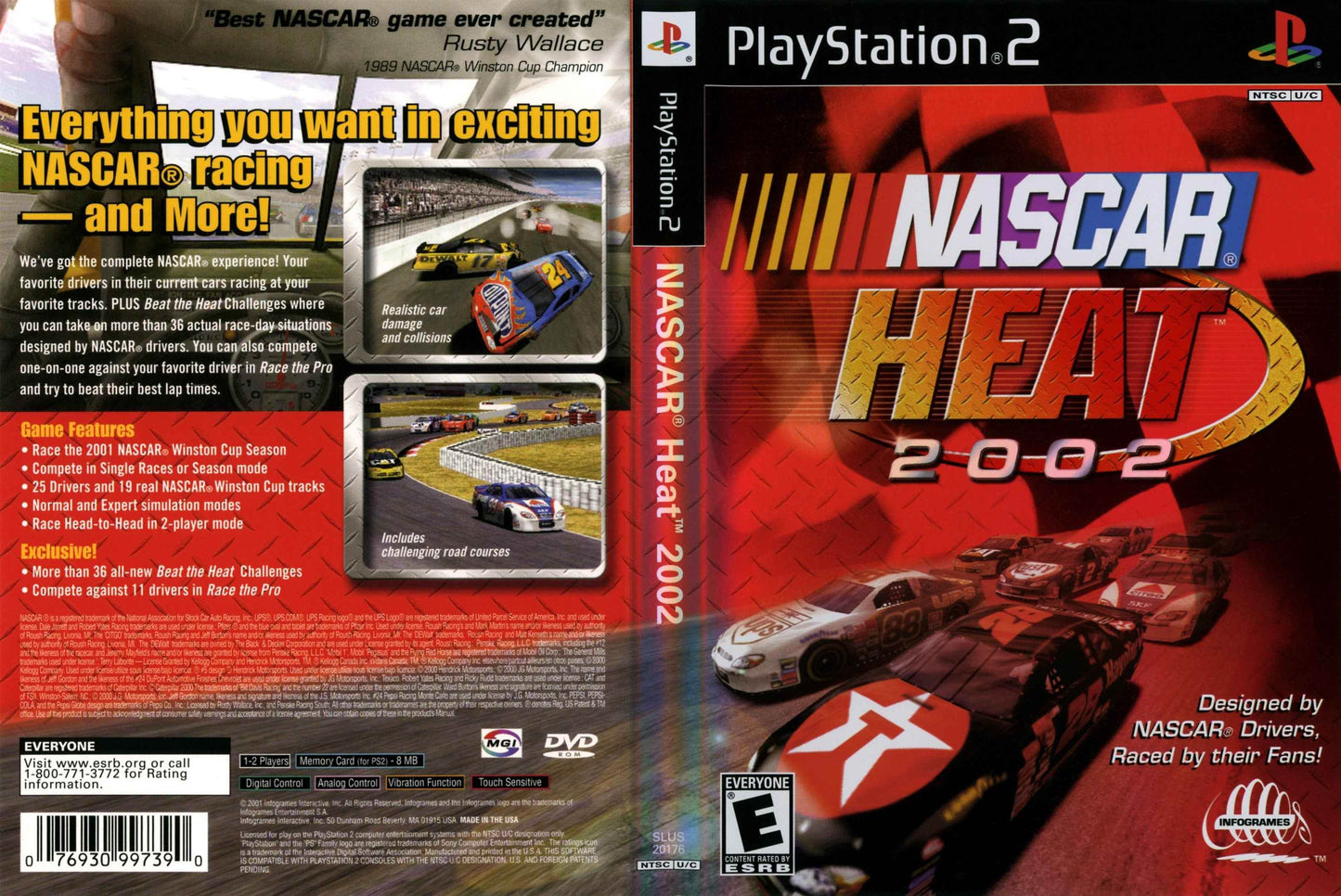 Nascar Heat 2002 Cover Art - WOI Solutions