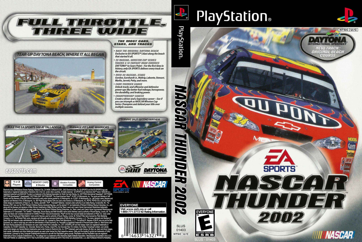 Nascar Thunder 2002 Cover Art - WOI Solutions