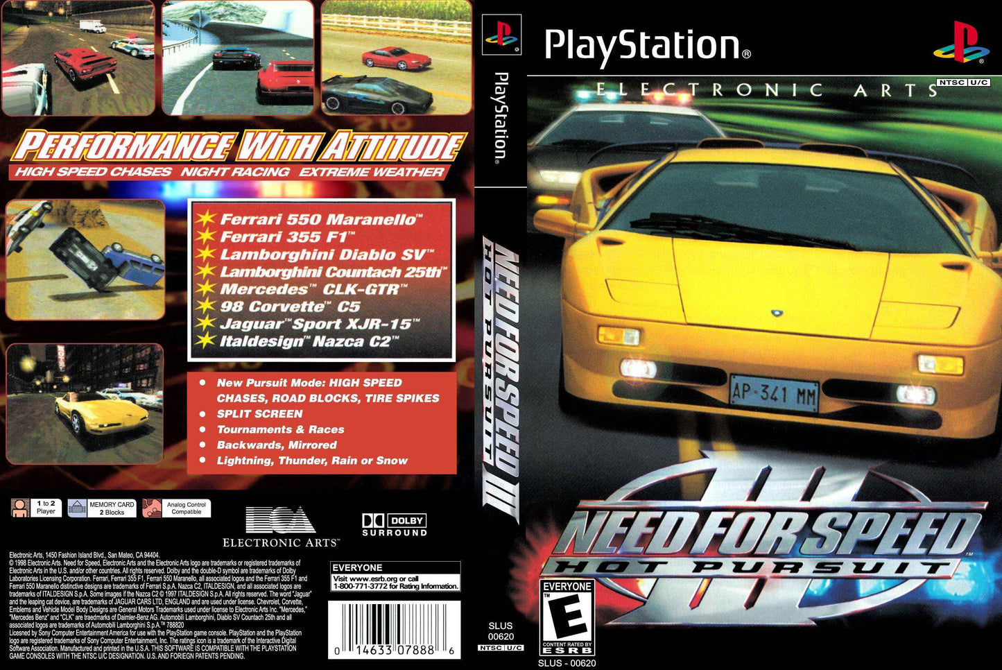 Need For Speed III Hot Pursuit Cover Art - WOI Solutions