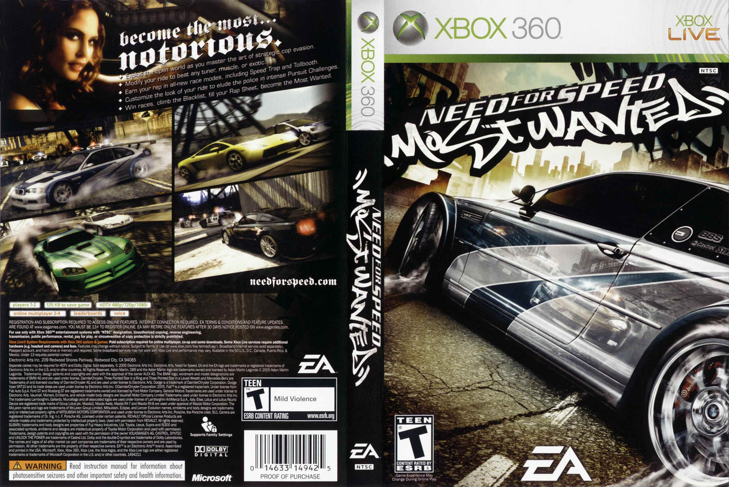 Need For Speed Most Wanted Cover Art - WOI Solutions
