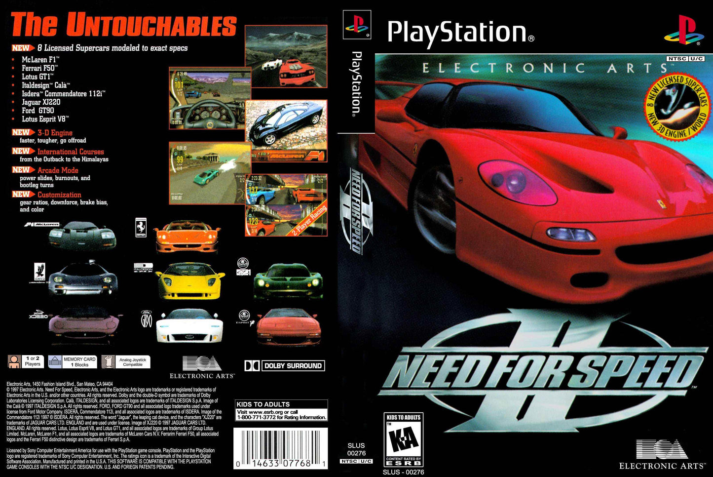 Need for Speed II Cover Art - WOI Solutions