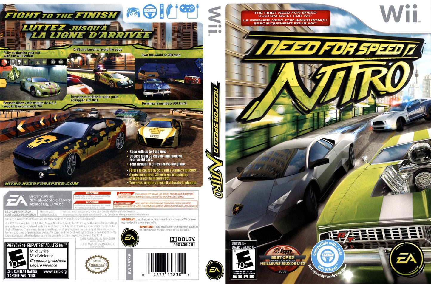 Need for Speed Nitro Cover Art - WOI Solutions