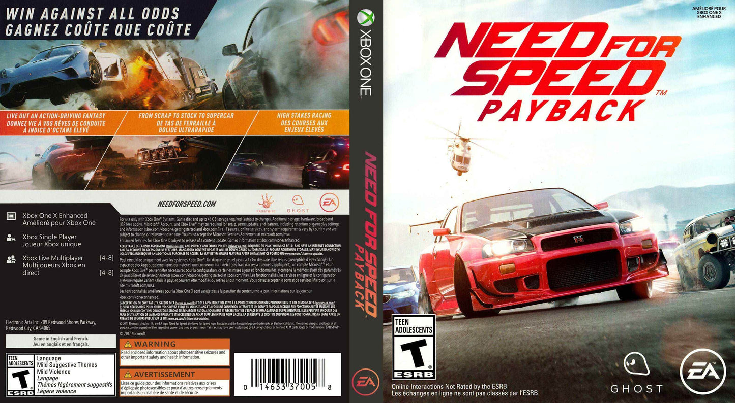 Need for Speed Payback Cover Art - WOI Solutions