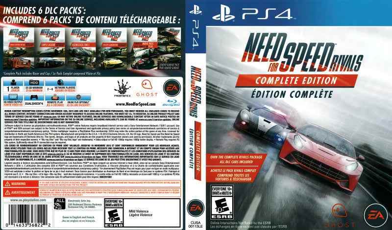 Need for Speed Rivals Cover Art - WOI Solutions