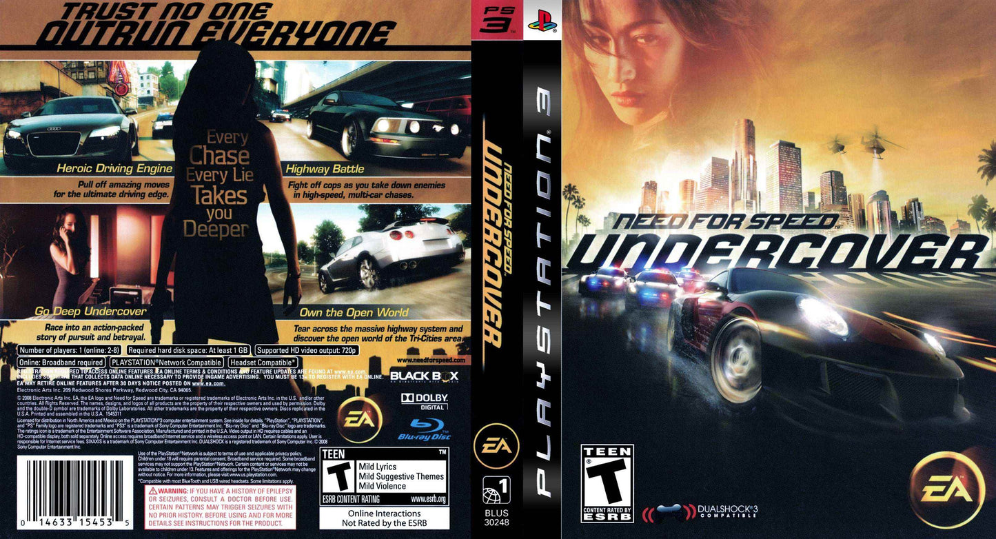 Need for Speed Undercover Cover Art - WOI Solutions