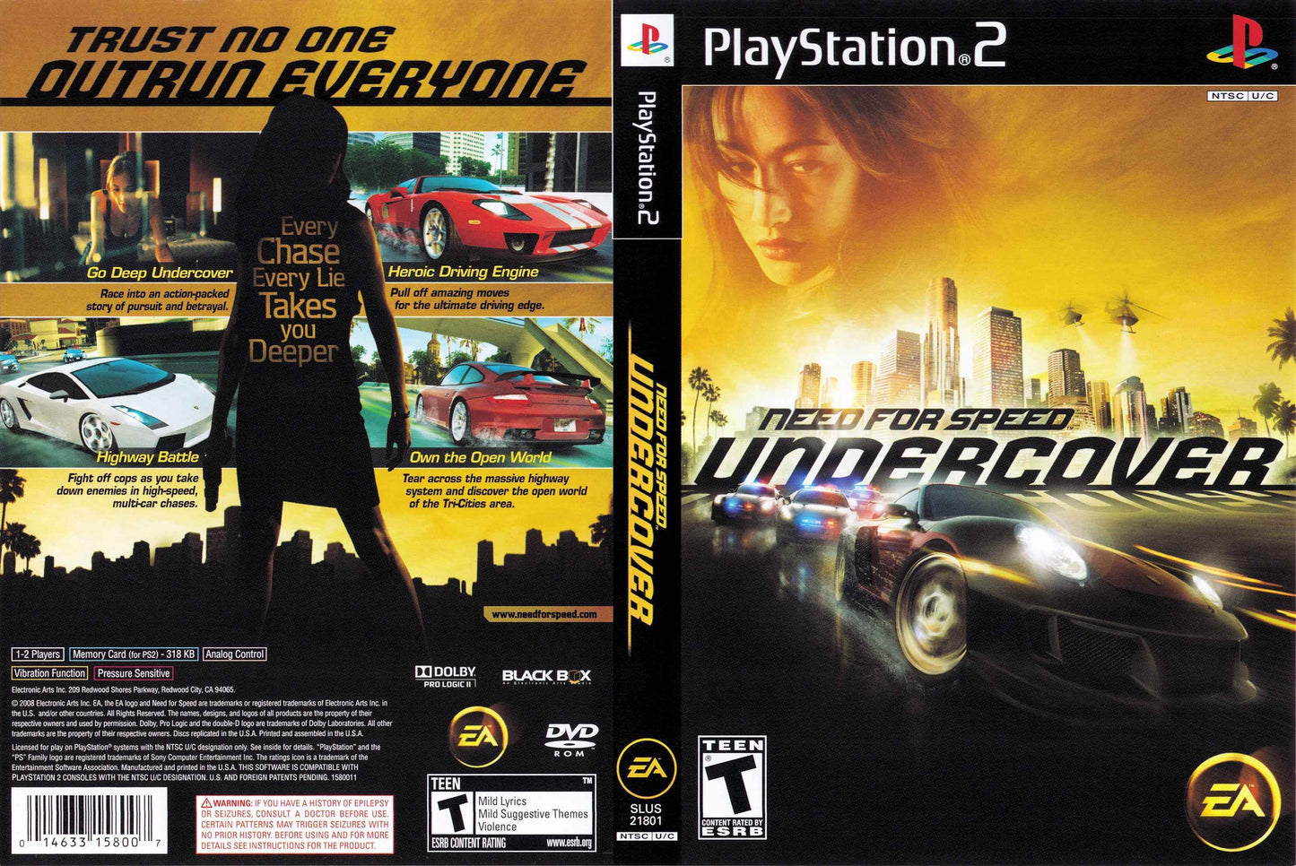 Need for Speed Undercover Cover Art - WOI Solutions