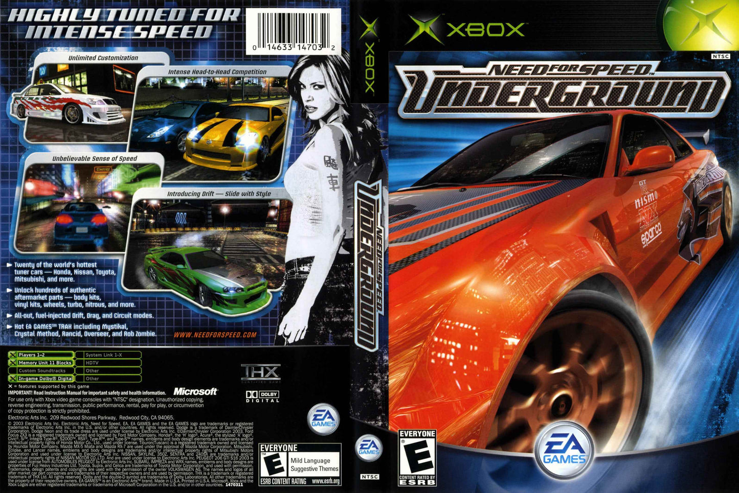 Need for Speed Underground Cover Art - WOI Solutions
