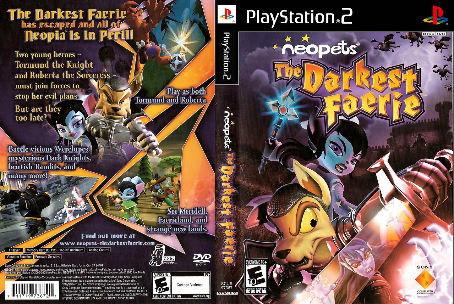 NeoPets the Darkest Faerie Cover Art - WOI Solutions