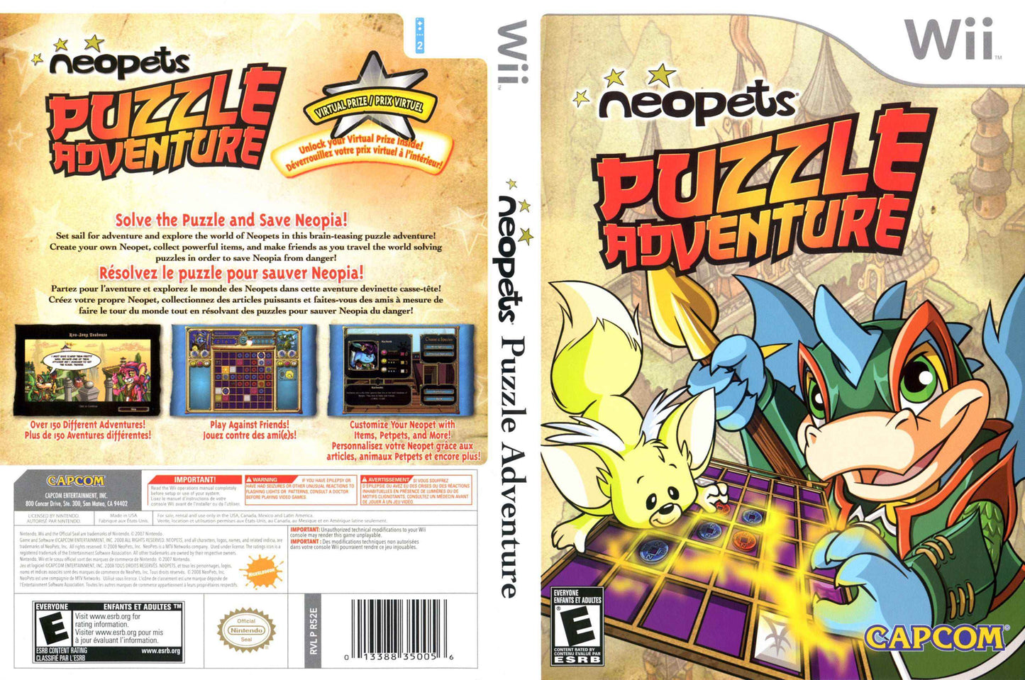 Neopets Puzzle Adventure Cover Art - WOI Solutions