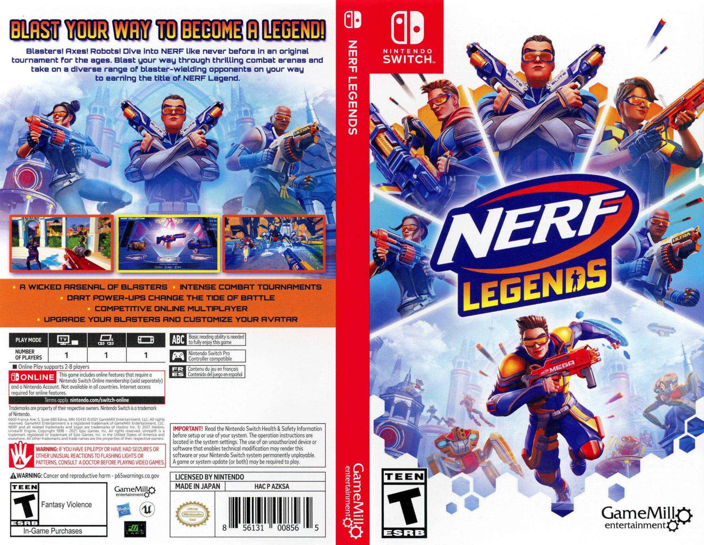 Nerf Legends Cover Art - WOI Solutions