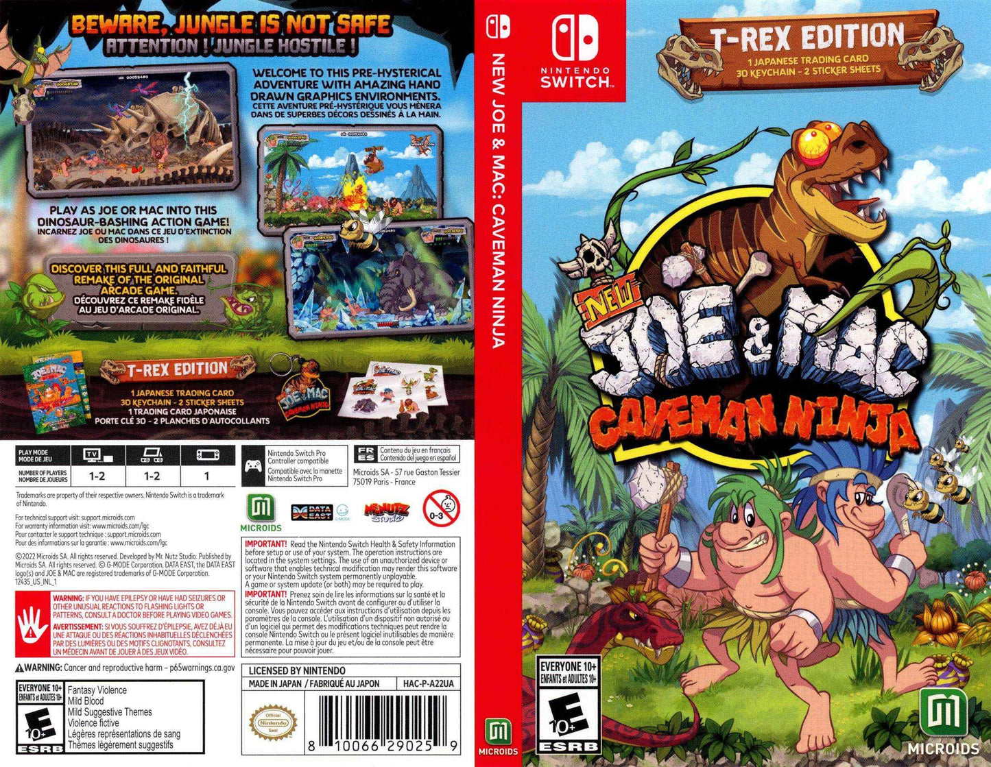 New Joe & Mac Caveman Ninja Cover Art - WOI Solutions