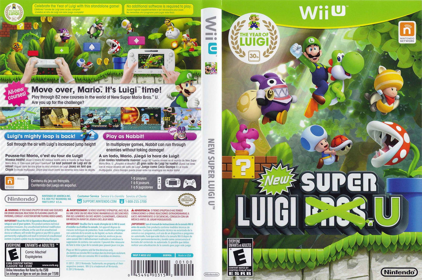New Super Luigi U Cover Art - WOI Solutions