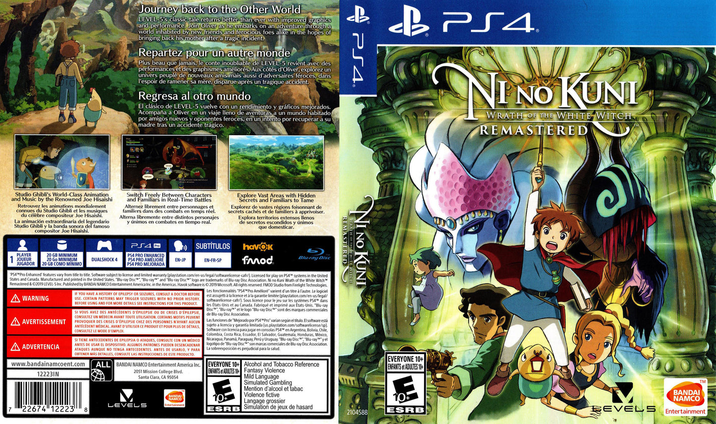 Ni No Kuni Wrath of the White Witch Remastered