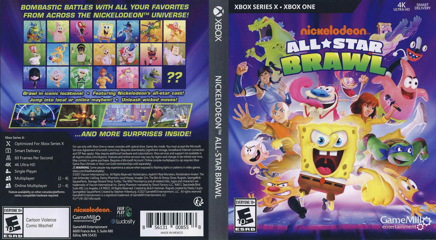 Nickelodeon All Star Brawl Cover Art - WOI Solutions