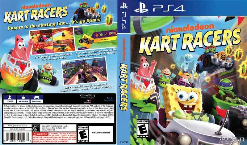 Nickelodeon Kart Racers Cover Art - WOI Solutions