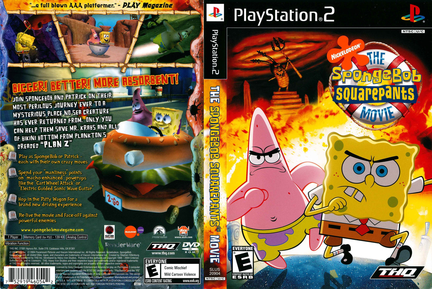 Nickelodeon SpongeBob SquarePants The Movie Cover Art - WOI Solutions