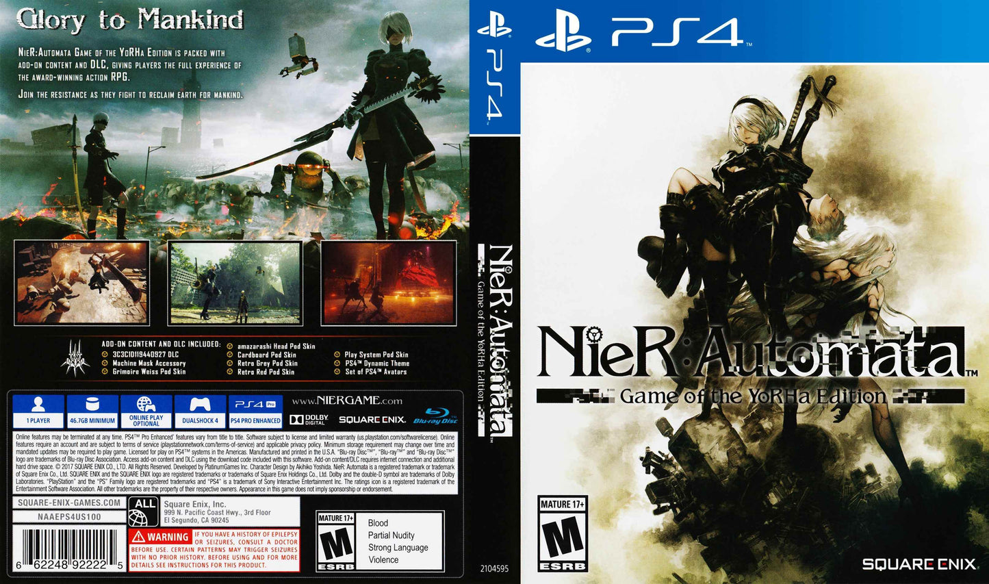 Nier Automata Cover Art - WOI Solutions